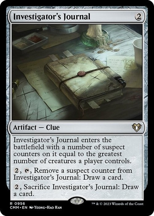 Investigator's Journal ~ Commander Masters [ NearMint ] [ Magic MTG ]