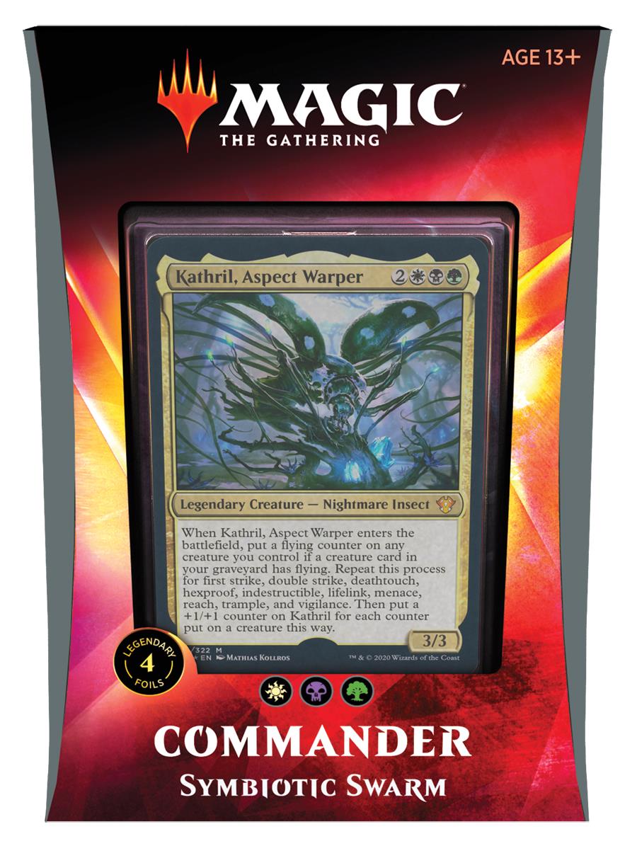Symbiotic Swarm Deck ( Box in EX Condition ) ~ Commander: Ikoria ~ MTG Sealed