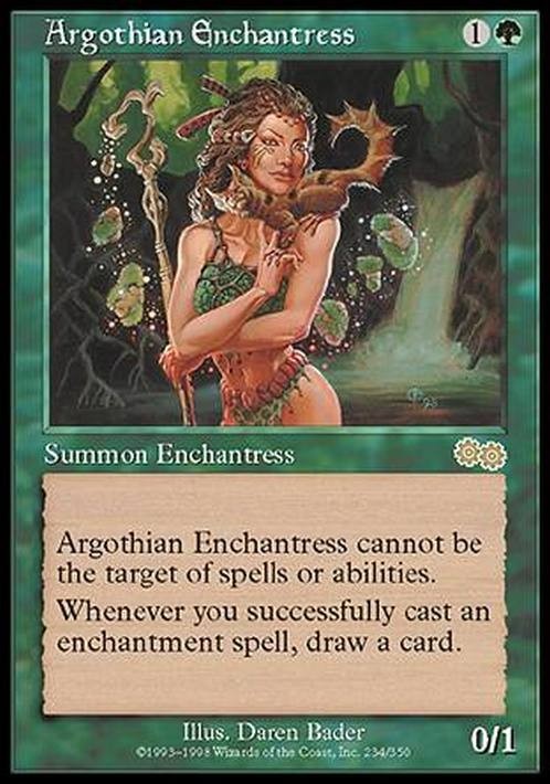 Argothian Enchantress ~ Urza's Saga [ Excellent+ ] [ Magic MTG ]