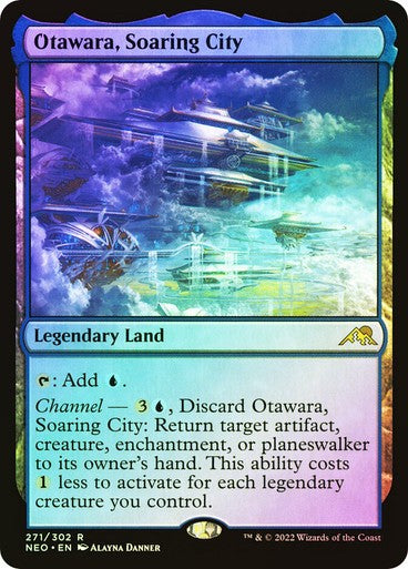 FOIL Otawara, Soaring City ~ Kamigawa: Neon Dynasty [ NearMint ] [ Magic MTG ]
