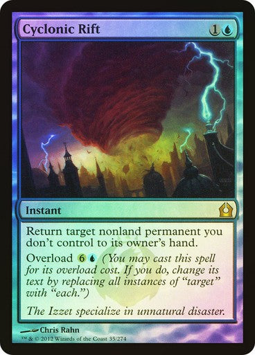 FOIL Cyclonic Rift ~ Return to Ravnica [ NearMint ] [ Magic MTG ]