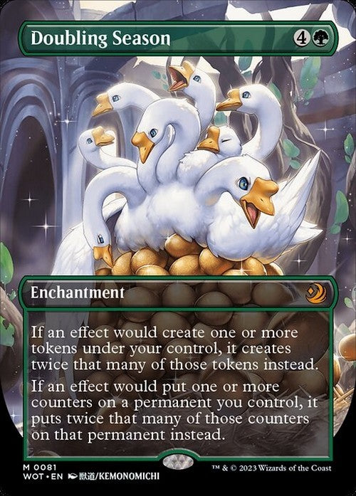 ANIME Doubling Season ~ Wilds of Eldraine: Enchanting Tales [ NM ] [ Magic MTG ]