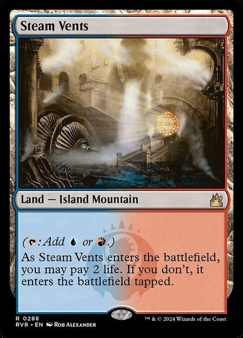 Steam Vents ~ Ravnica Remastered [ NearMint ] [ Magic MTG ]