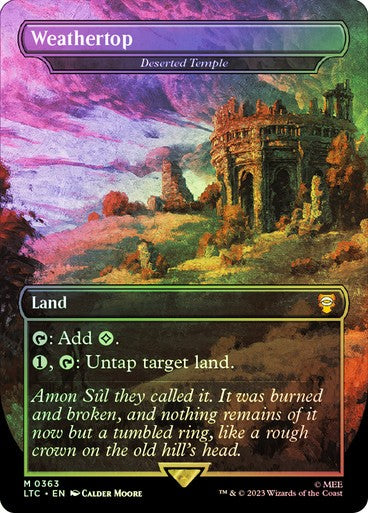 FOIL Weathertop (Deserted Temple) ~ Lord of the Rings [ NM ] [ Magic MTG ]