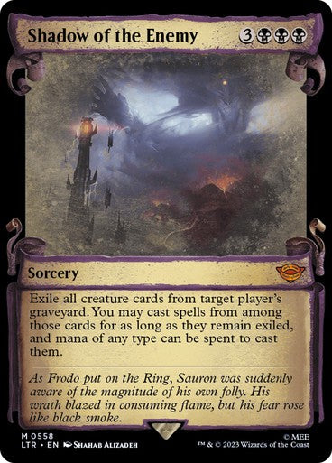 SCROLL Shadow of the Enemy ~ The Lord of the Rings [ NM ] [ Magic MTG ]