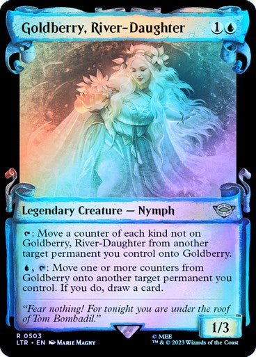 FOIL SILVER Goldberry, River-Daughter ~ The Lord of the Rings [ NM ] [ MTG ]
