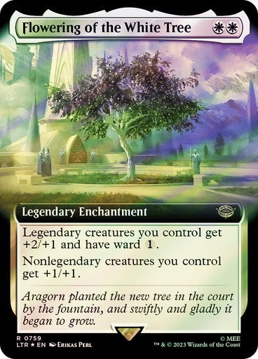 FOIL SURGE Flowering of the White Tree ~ The Lord of the Rings [ NM ] [ MTG ]