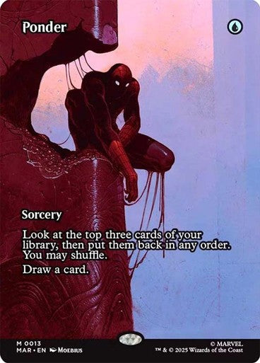 Ponder ~ Spider-Man [ NearMint ] [ Magic MTG ]