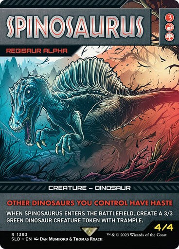Spinosaurus (Regisaur Alpha) ~ Secret Lair : Jurassic World [ NM ] [ MTG ] - London Magic Traders Ltd
