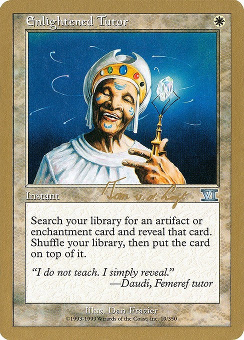 Enlightened Tutor (GOLD-BORDERED) ~ World Championship [ NM ] [ Magic MTG ]