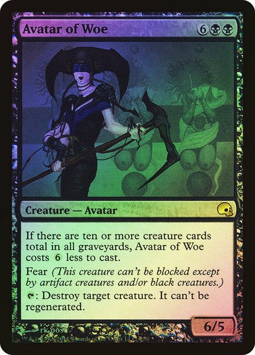 FOIL Avatar of Woe ~ Graveborn [ Excellent ] [ Magic MTG ]