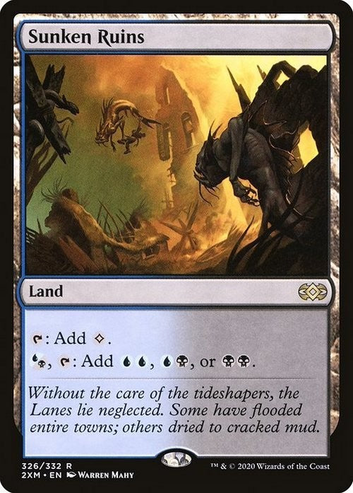 Sunken Ruins ~ Double Masters [ NearMint ] [ Magic MTG ]