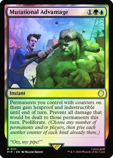FOIL Mutational Advantage ~ Commander: Fallout [ NearMint ] [ Magic MTG ]