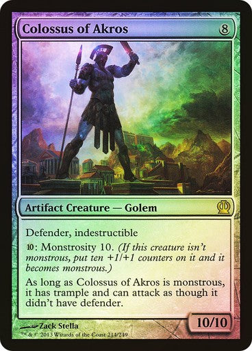 FOIL Colossus of Akros ~ Theros [ Excellent ] [ Magic MTG ]