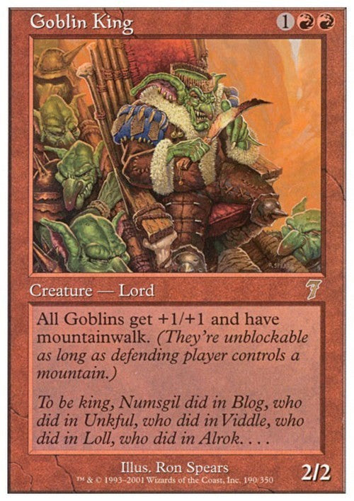 Goblin King ~ Seventh Edition [ PLAYED ] [ Magic MTG ]