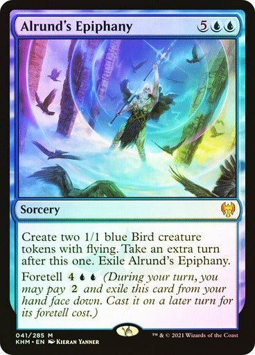 FOIL Alrund's Epiphany ~ Kaldheim [ NearMint ] [ Magic MTG ] - London Magic Traders Ltd