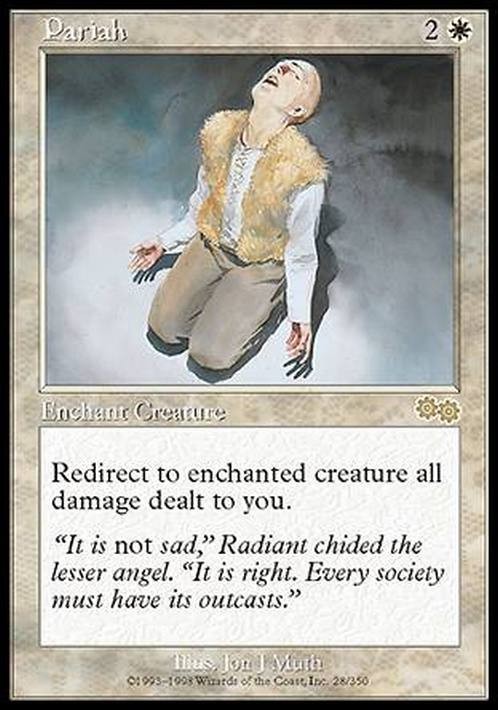 Pariah ~ Urza's Saga [ PLAYED ] [ Magic MTG ]