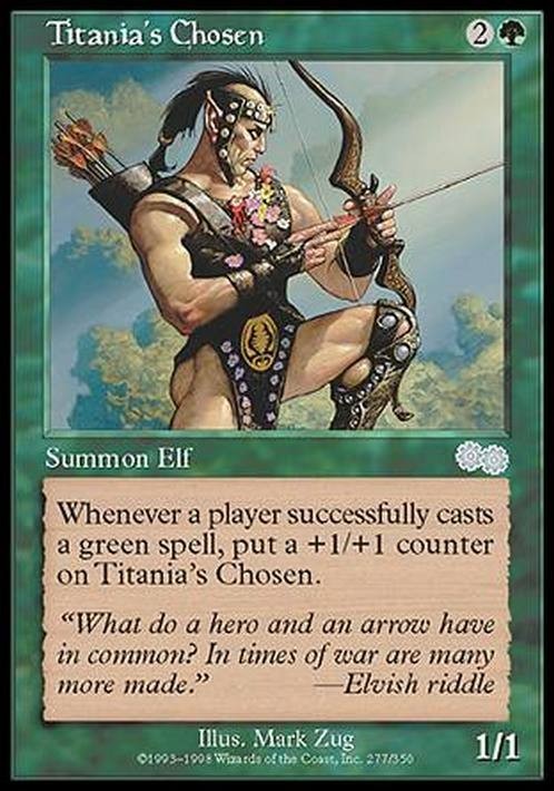 Titania's Chosen ~ Urza's Saga [ Excellent ] [ Magic MTG ]