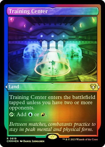 FOIL ETCHED Training Center ~ Commander Masters [ NearMint ] [ Magic MTG ] - London Magic Traders Ltd
