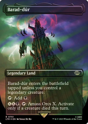 FOIL SURGE Barad-dur #751 ~ The Lord of the Rings [ NM ] [ Magic MTG ]