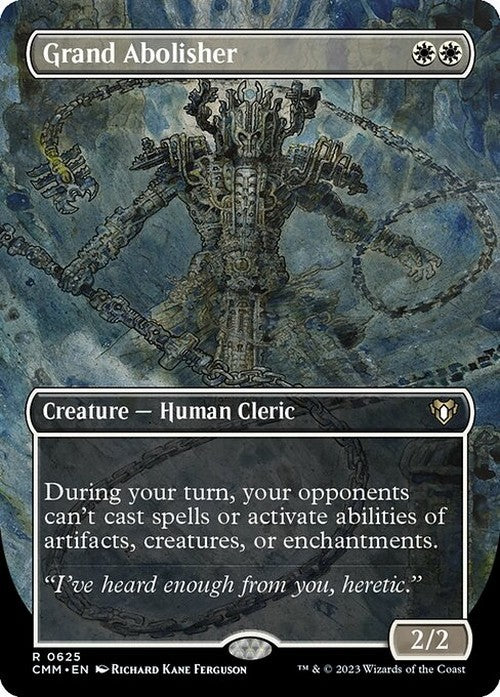 BORDERLESS Grand Abolisher ~ Commander Masters [ NearMint ] [ Magic MTG ]