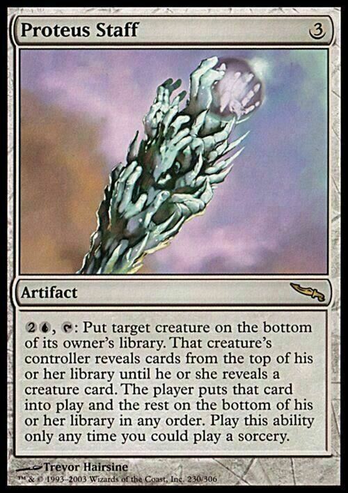 Proteus Staff ~ Mirrodin [ Excellent ] [ Magic MTG ]