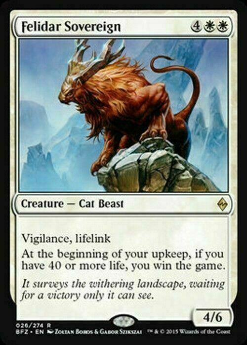 Felidar Sovereign ~ Battle for Zendikar [ Excellent ] [ Magic MTG ]