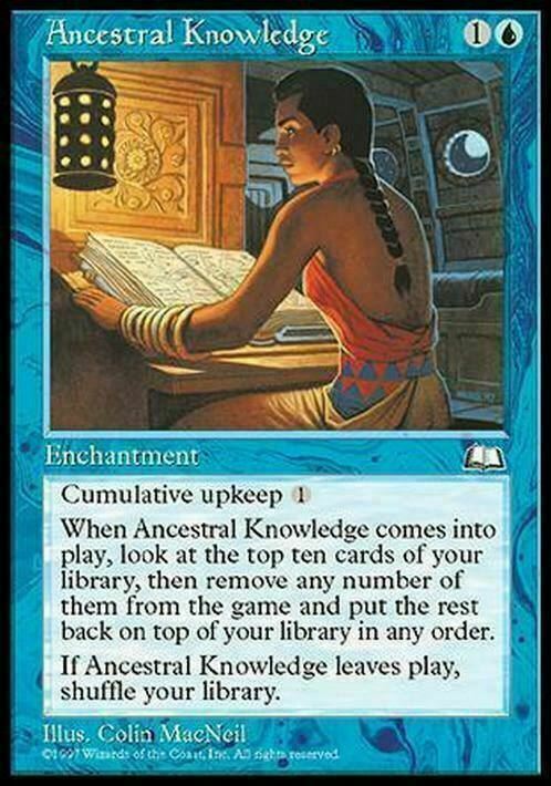 Ancestral Knowledge ~ Weatherlight [ Excellent+ ] [ Magic MTG ]