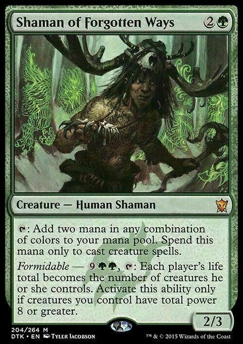 Shaman of Forgotten Ways ~ Dragons of Tarkir [ Excellent ] [ Magic MTG ]