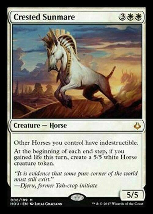 Crested Sunmare ~ Hour of Devastation [ Excellent ] [ Magic MTG ]