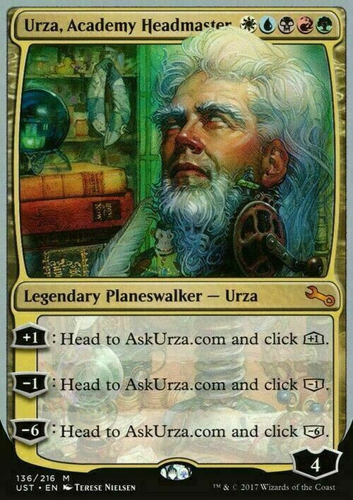 Urza, Academy Headmaster ~ Unstable [ Excellent ] [ Magic MTG ]