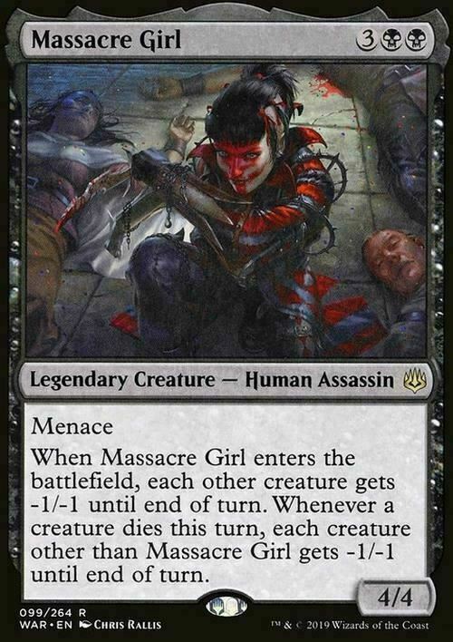 Massacre Girl ~ War of the Spark [ Excellent ] [ Magic MTG ]