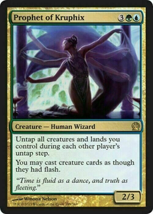 Prophet of Kruphix ~ Theros [ Excellent ] [ Magic MTG ] - London Magic Traders Ltd