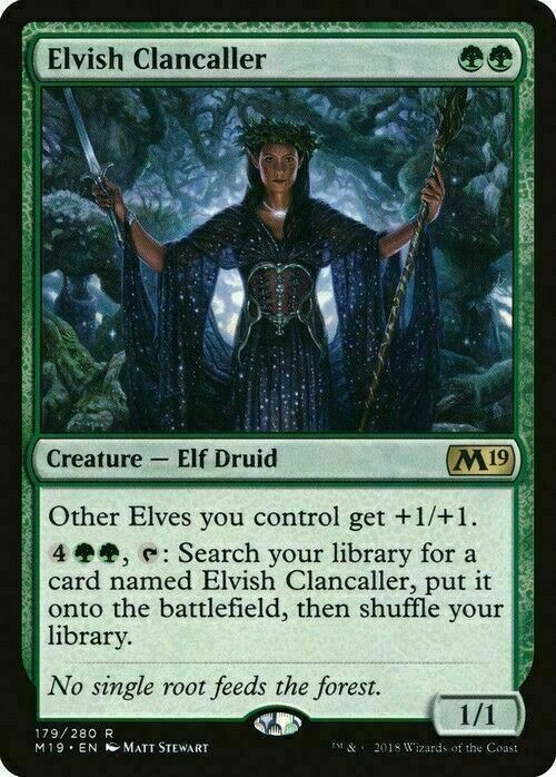 Elvish Clancaller ~ Core 2019 [ Excellent ] [ Magic MTG ]
