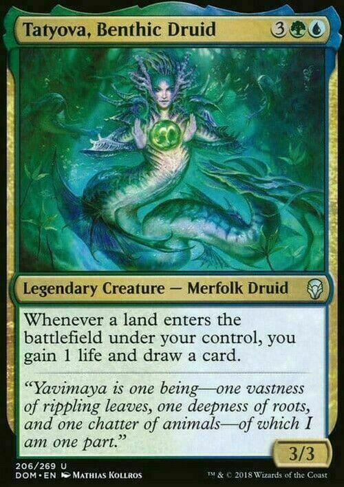 Tatyova, Benthic Druid ~ Dominaria [ Excellent ] [ Magic MTG ]