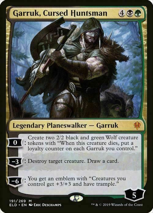 Garruk, Cursed Huntsman ~ Throne of Eldraine [ NearMint ] [ Magic MTG ]