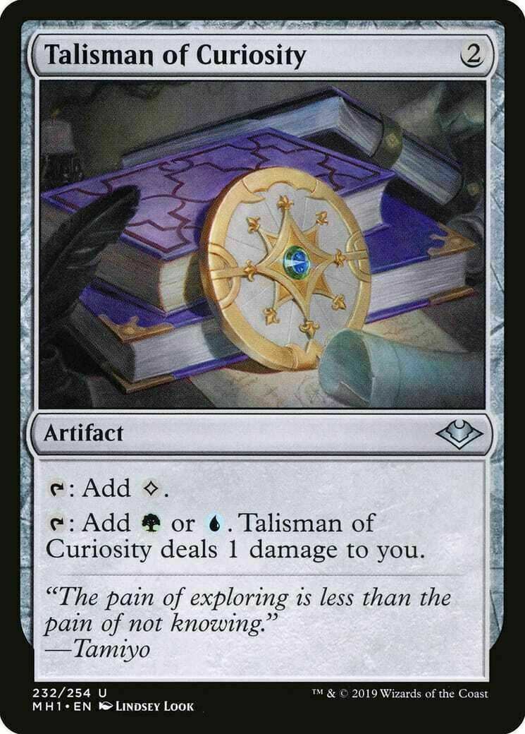 Talisman of Curiosity ~ Modern Horizons 1 [ Excellent ] [ Magic MTG ]