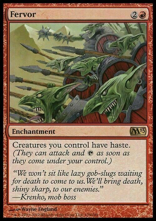 Fervor ~ Magic 2013 [ Excellent ] [ Magic MTG ]