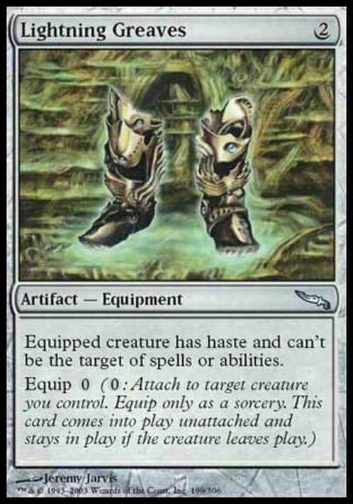 Lightning Greaves ~ Mirrodin [ Excellent ] [ Magic MTG ] - London Magic Traders Ltd