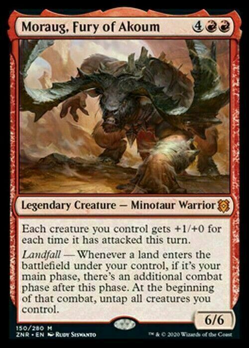 Moraug, Fury of Akoum ~ Zendikar Rising [ Excellent ] [ Magic MTG ]