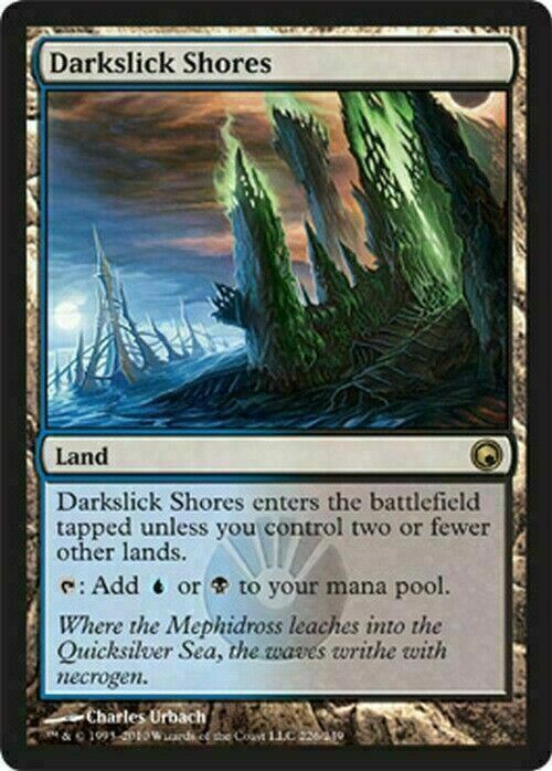 Darkslick Shores ~ Scars of Mirrodin [ Excellent ] [ Magic MTG ]