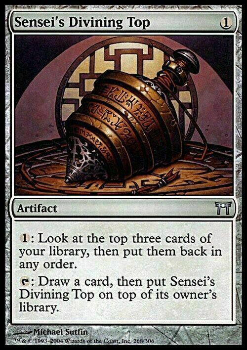 Sensei's Divining Top ~ Champions of Kamigawa [ Excellent ] [ Magic MTG ] - London Magic Traders Ltd