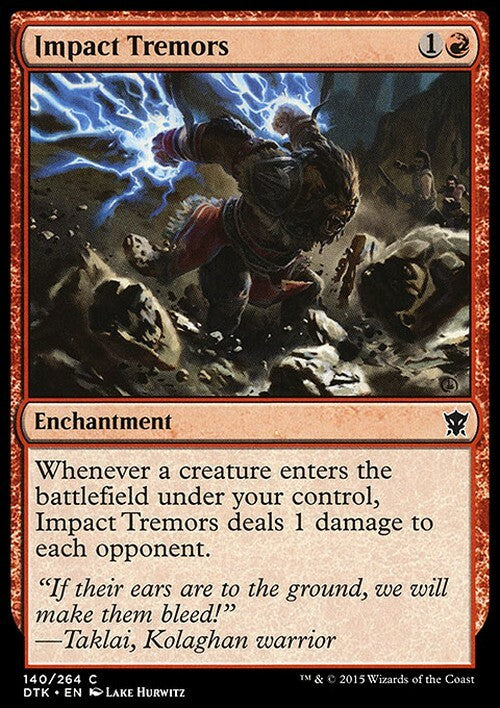 Impact Tremors ~ Dragons of Tarkir [ Excellent ] [ Magic MTG ]