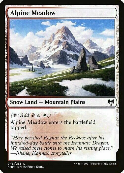 Choose your SNOW LAND ~ Kaldheim [ Excellent ] [ Magic MTG ] - London Magic Traders Limited