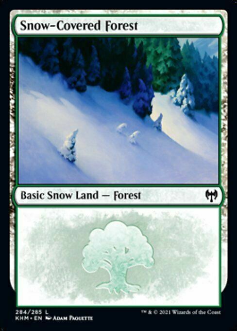 Choose your SNOW LAND ~ Kaldheim [ Excellent ] [ Magic MTG ] - London Magic Traders Limited