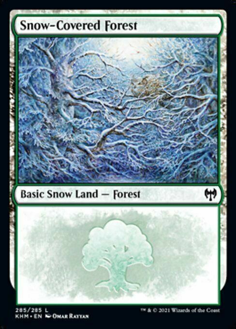 Choose your SNOW LAND ~ Kaldheim [ Excellent ] [ Magic MTG ] - London Magic Traders Limited