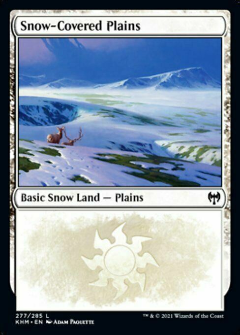 Choose your SNOW LAND ~ Kaldheim [ Excellent ] [ Magic MTG ] - London Magic Traders Limited