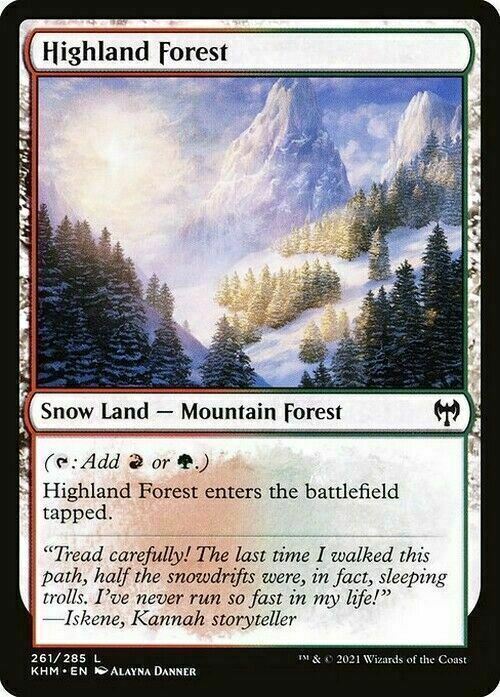 Choose your SNOW LAND ~ Kaldheim [ Excellent ] [ Magic MTG ] - London Magic Traders Limited