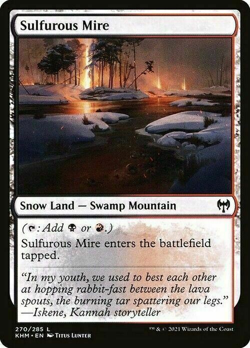 Choose your SNOW LAND ~ Kaldheim [ Excellent ] [ Magic MTG ] - London Magic Traders Limited