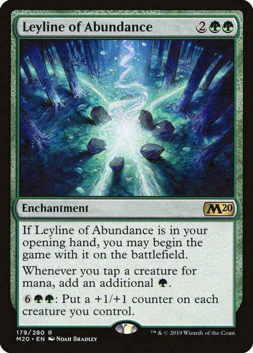 Leyline of Abundance ~ Core 2020 [ Excellent ] [ Magic MTG ]